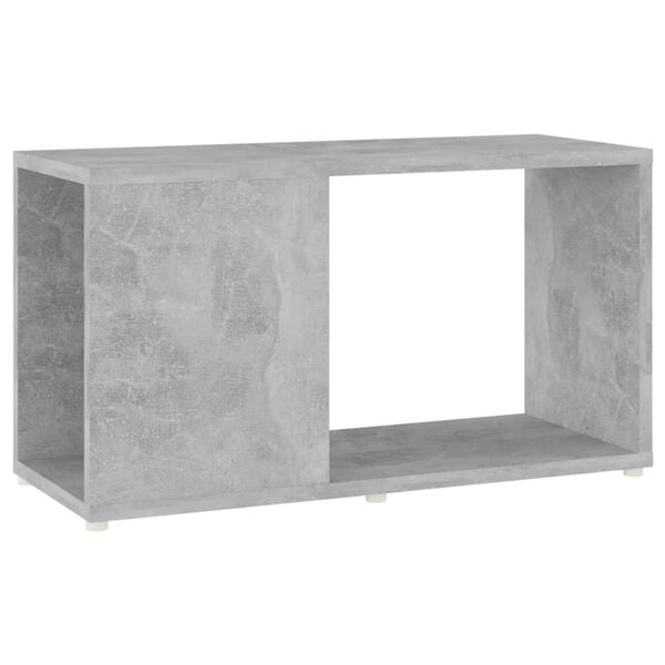 vidaXL TV Cabinet Concrete Grey Engineered Wood Medium Rectangular