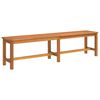 vidaXL Garden Bench Brown Solid Acacia wood 70.9 in x 13.8 in x 17.7 in