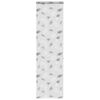 vidaXL Shower Roller Blind Transparent with leaf pattern