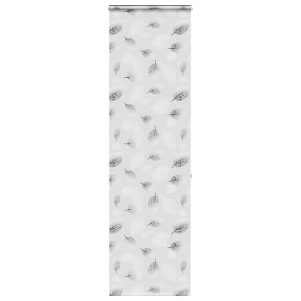 vidaXL Shower Roller Blind Transparent with leaf pattern