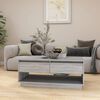 vidaXL Coffee Table Grey Sonoma Engineered Wood Medium Coffee Table