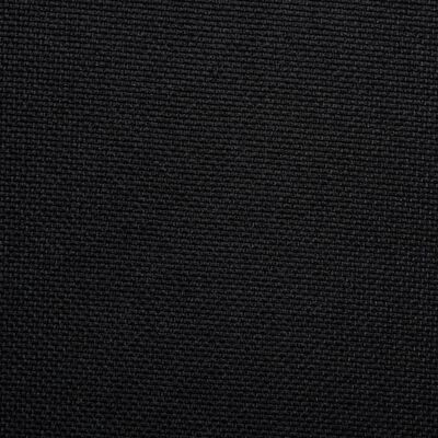 vidaXL Swivel Dining Chair Black Fabric