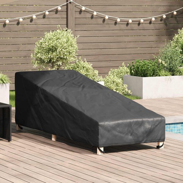 vidaXL Outdoor Furniture Cover 203 x 81 x 63 cm 210D oxford fabric