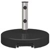 vidaXL Parasol Base Black 45 x 45 x 37.5 cm Granite