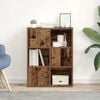 vidaXL Bookcase Old wood Engineered wood Medium Bookcase Rectangular