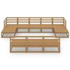 vidaXL Garden Lounge Set Honey brown Solid pinewood Large Modular