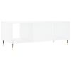 vidaXL Coffee Table White Engineered wood, Iron Medium Coffee Table