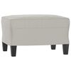 vidaXL Sofa Chair With Footstool Light gray