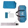 vidaXL Camping Tarp Blue 169.3x149.6x82.7" Waterproof
