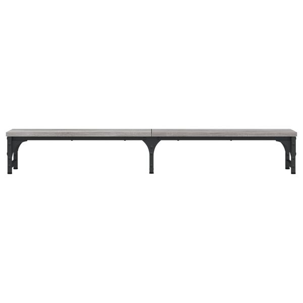 vidaXL Monitor Stand Gray Sonoma 41.3"x9.1"x6.1" Engineered Wood