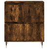 vidaXL Sideboard Smoked oak Engineered wood, iron Medium Sideboard