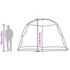 vidaXL Tents with Roof sea green 320 x 320 x 218 cm Polyester