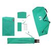 vidaXL Beach Tent Sea Green 107.9x70.1x170/148" 185T Polyester
