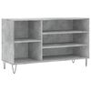vidaXL Shoe Cabinet Concrete grey Engineered wood Medium Shoe Cabinet