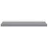 vidaXL Wall Shelf Set of 2 Gray Honeycomb MDF, metal frame Large