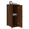 vidaXL Bedside Cabinet Brown Oak Engineered wood, iron Medium