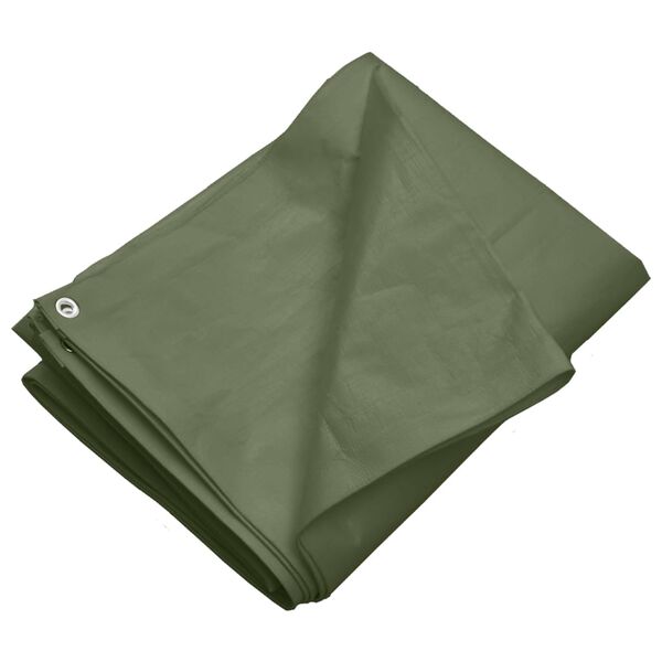 vidaXL Tarpaulin 0.9 oz/ft² 6.6'x9.8' Green HDPE