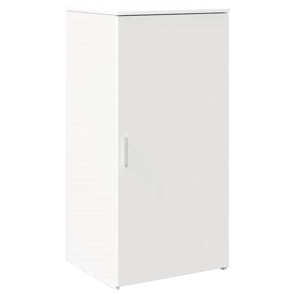 vidaXL Storage Cabinet White Engineered wood Medium Storage Cabinet