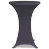 vidaXL Table Cover Set of 4 Anthracite Polyester: 90%, Elastane: 10%