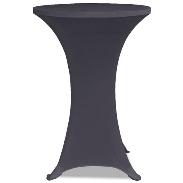 vidaXL Table Cover Set of 4 Anthracite Polyester: 90%, Elastane: 10%