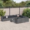vidaXL Patio Sofa Set Grey
