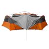 vidaXL Inner Tent Grey and Orange 204.72 x 204.72 x 74.80 in Taffeta