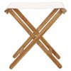vidaXL Folding Chair Set of 2 Cream White