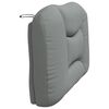 vidaXL Headboard Cushion Light Gray Fabric (100% polyester)
