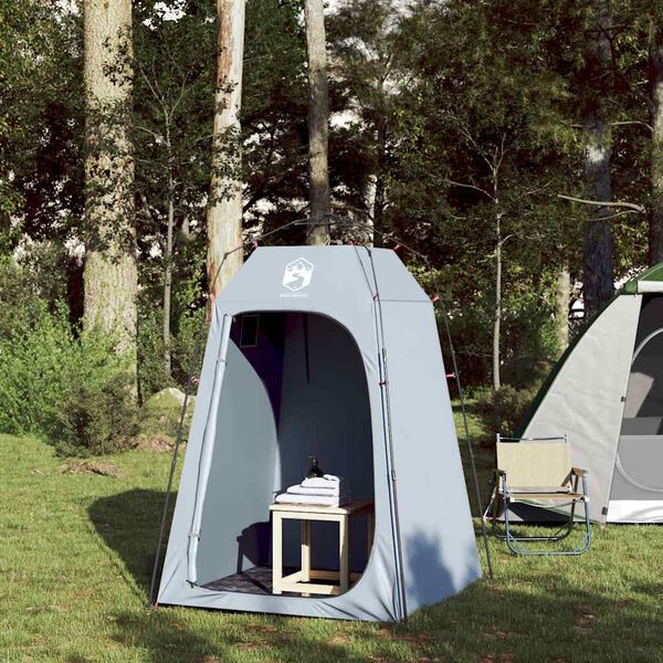 vidaXL Privacy Tent Gray Quick Release Waterproof