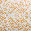 vidaXL Outdoor Carpet Orange and white Polypropylene (PP) Medium Pattern