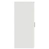 vidaXL Storage Cabinet White Engineered Wood Compact Stylish