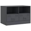vidaXL TV Cabinet Anthracite Cold-rolled steel Medium TV Cabinet