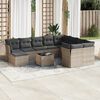 vidaXL Garden Sofa Set Grey