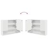 vidaXL Bathroom Furniture Set with Drawer 5 pcs White 30 x 35 x 192 cm