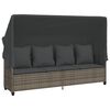 vidaXL Garden Sofa Set Grey, Dark Grey
