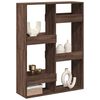 vidaXL Room Divider Brown Oak Engineered Wood 39.4x13.0x53.1 in