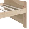 vidaXL Day Bed Natural Pine Solid pine wood 35.4x78.7 in