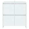 vidaXL Sideboard White 27.6"x16.1"x29.5" Engineered Wood