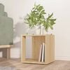 vidaXL Side Table Sonoma oak Engineered wood Compact Corner Table