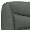 vidaXL Headboard Cushion Dark Gray Fabric (100% polyester) Large