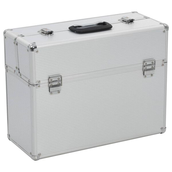 vidaXL Tool Case 18.5"x14.2"x7.9" Silver Aluminum