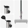 vidaXL Umbrella Base Light Grey Granite base Standard Umbrella Base