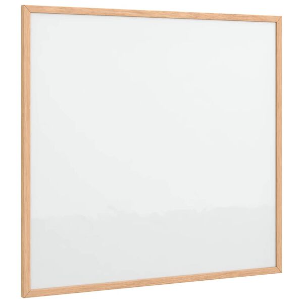 vidaXL Magnetic Whiteboard with Solid Pine Wood Frame 23.6x21.7"