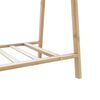 vidaXL Clothes Rack Bamboo Bamboo with a varnished finish Medium