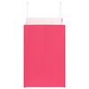 vidaXL Paper Bags 50 pcs with Handles Pink 26x17x25 cm