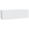 vidaXL Wall-mounted TV Cabinet White Engineered wood Medium