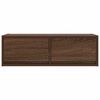 vidaXL TV Cabinet Brown Oak Engineered Wood Medium TV Cabinet