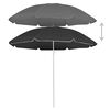 vidaXL Garden Parasol Anthracite Polyester, Steel 71 in Foldable