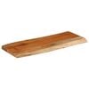 vidaXL Table Top Natural Solid Acacia wood 35.4 x 15.7 in Durable