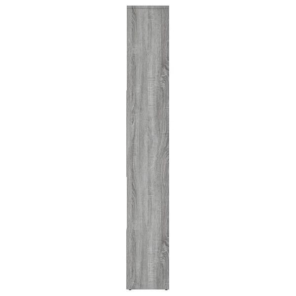 vidaXL Book Cabinet Grey Sonoma Engineered Wood Tall Book Cabinet